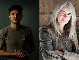 Evelyn Glennie and Raymond Antrobus