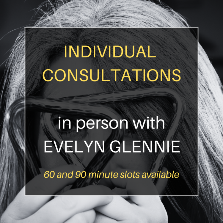 In Person Individual Consultations with Evelyn